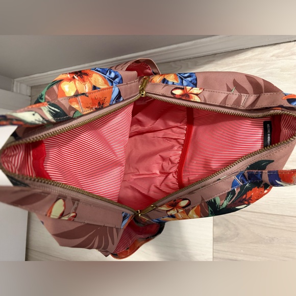 Herschel Supply Company Women's Tropical Floral Backpack - Brown and Orange - Picture 2 of 3